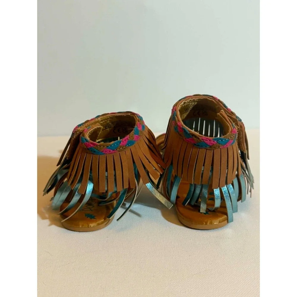 Pocahontas Costume Sandals for Kids From The Disney Store Size 13/1